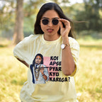 Pookie Baba | Beige Oversized T-Shirt