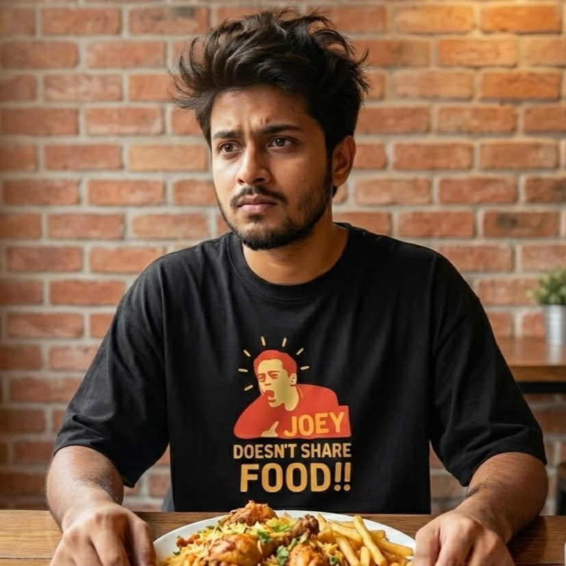 Joey | Black Oversized T-Shirt