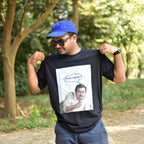 Magan Lal | Black Oversized T-Shirt