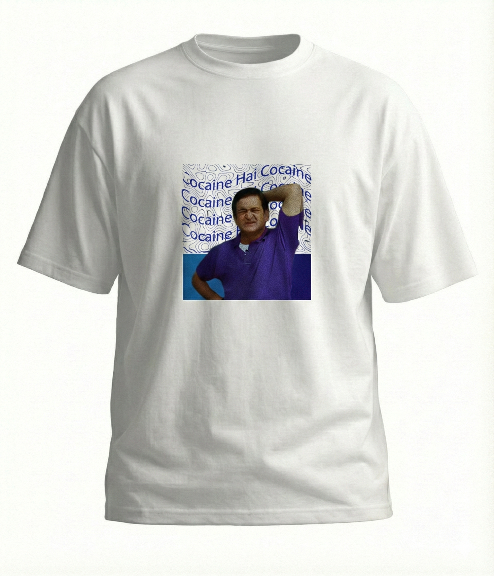 Cocaine | White Oversized T-Shirt