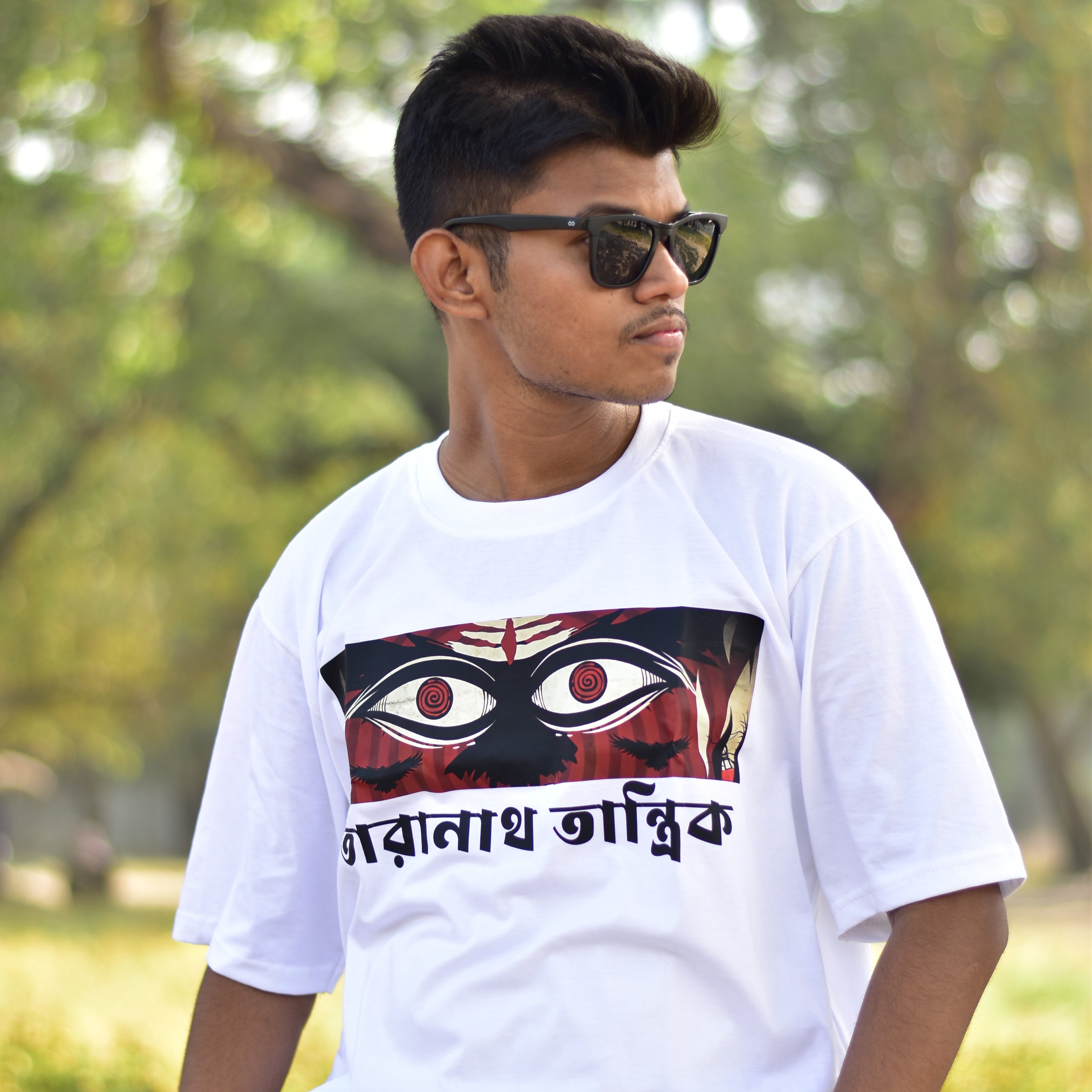 Taranath Tantrik | White Oversized T-Shirt
