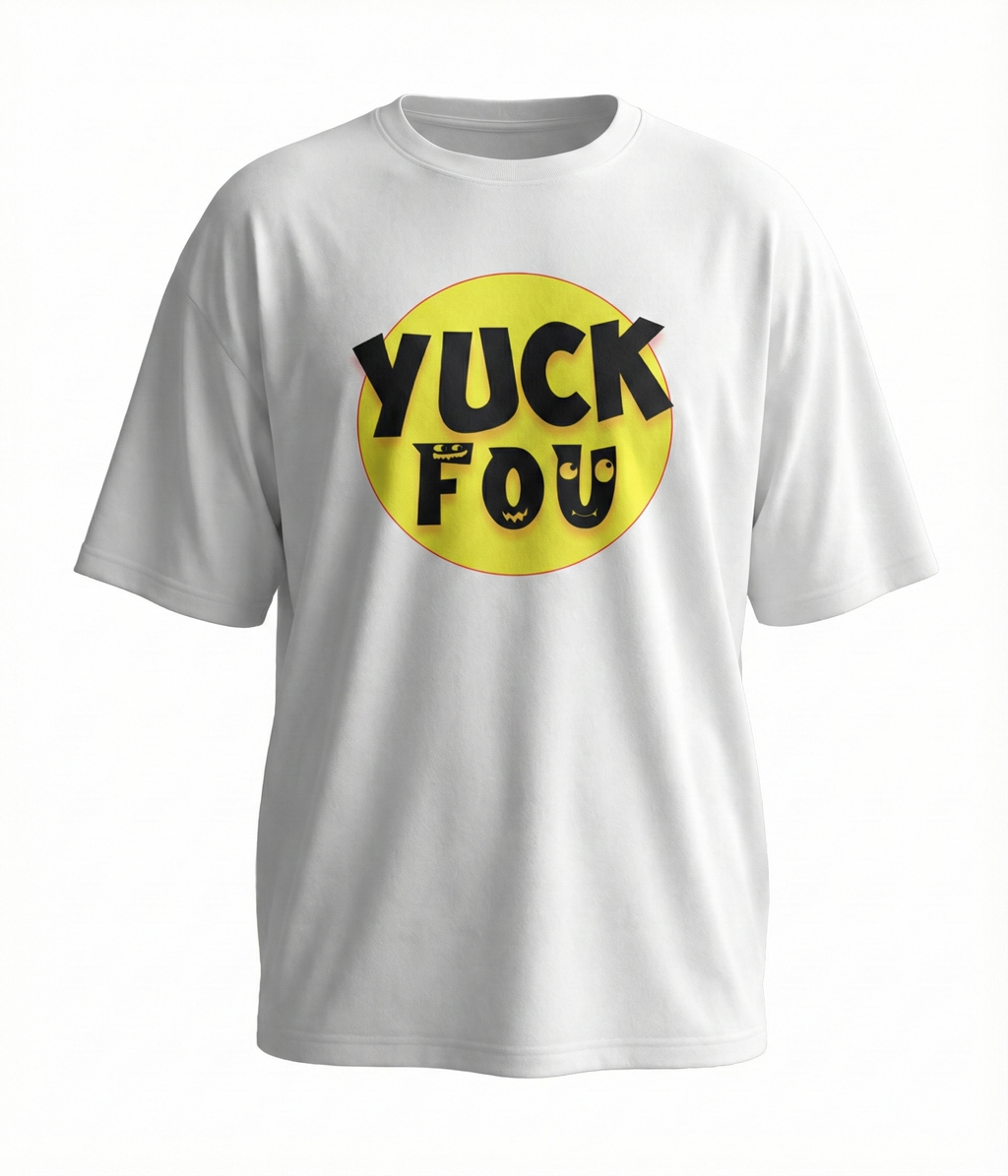 YuckYou | White Oversized T-Shirt