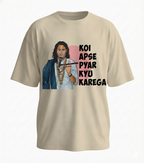 Pookie Baba | Beige Oversized T-Shirt